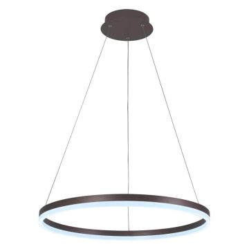 Brilagi - Candeeiro suspenso LED com regulação CIRCLE LED/42W/230V 3000-6500K castanho + comando