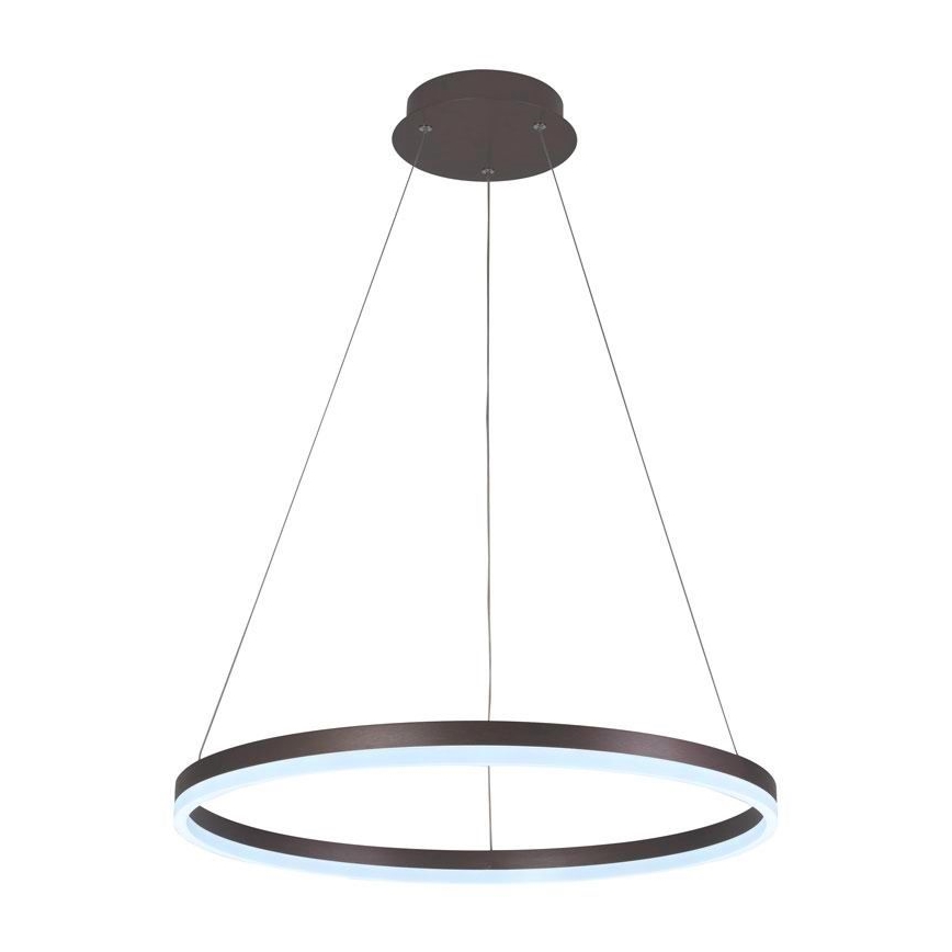 Brilagi - Candeeiro suspenso LED com regulação CIRCLE LED/42W/230V 3000-6500K castanho + comando