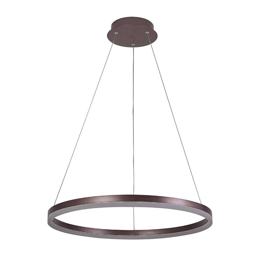 Brilagi - Candeeiro suspenso LED com regulação CIRCLE LED/42W/230V 3000-6500K castanho + comando