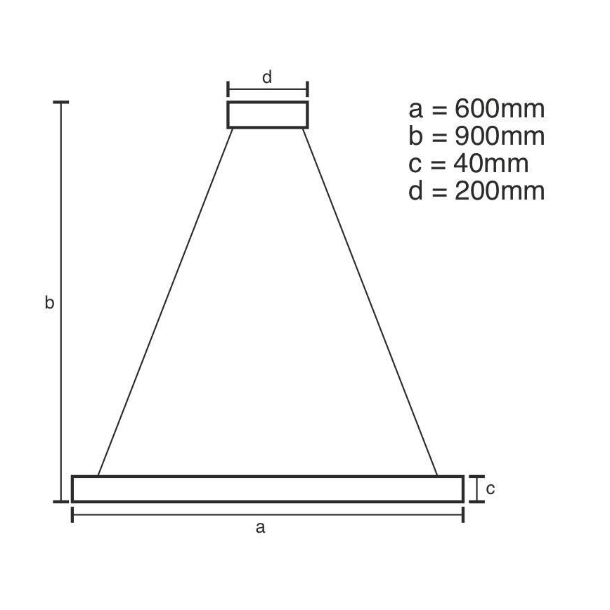 Brilagi - Candeeiro suspenso LED com regulação CIRCLE LED/42W/230V 3000-6500K castanho + comando