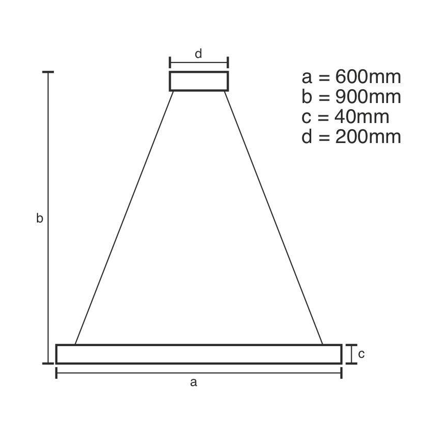 Brilagi - Candeeiro suspenso LED com regulação CIRCLE LED/42W/230V 3000-6500K + comando