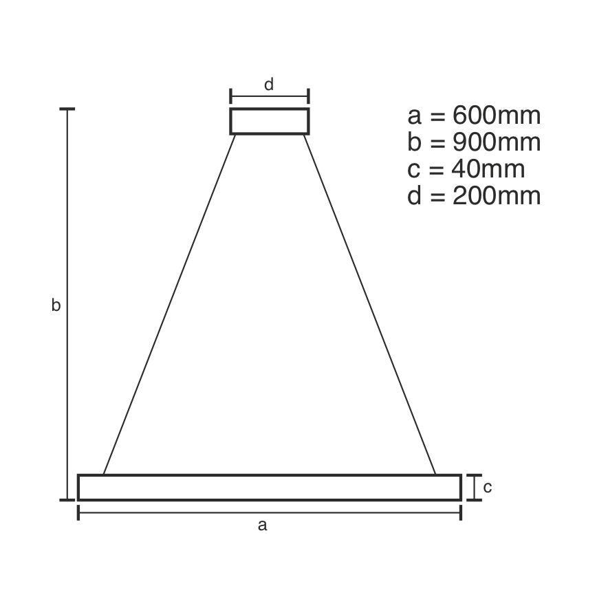 Brilagi - Candeeiro suspenso LED com regulação CIRCLE LED/42W/230V 3000-6500K + comando