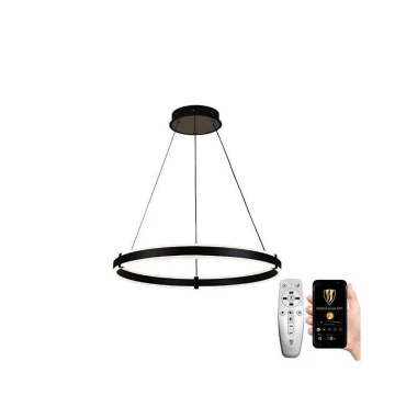 Brilagi - Candeeiro suspenso LED com regulação CIRCLE LED/85W/230V 3000-6500K preto + comando