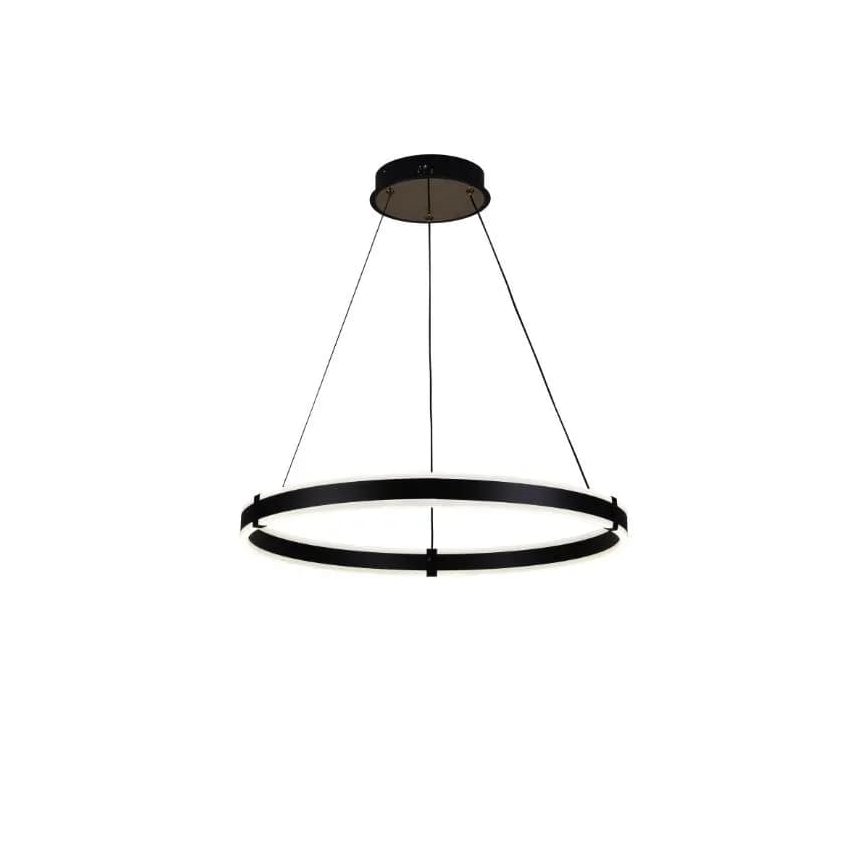 Brilagi - Candeeiro suspenso LED com regulação CIRCLE LED/85W/230V 3000-6500K preto + comando