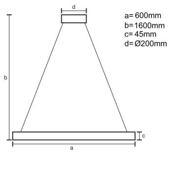 Brilagi - Candeeiro suspenso LED com regulação CIRCLE LED/85W/230V 3000-6500K preto + comando