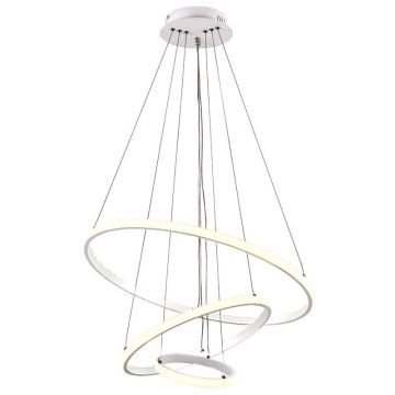 Brilagi - Candeeiro suspenso LED com regulação CIRCLE LED/90W/230V 3000-6500K + comando