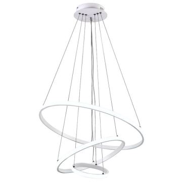 Brilagi - Candeeiro suspenso LED com regulação CIRCLE LED/90W/230V 3000-6500K + comando