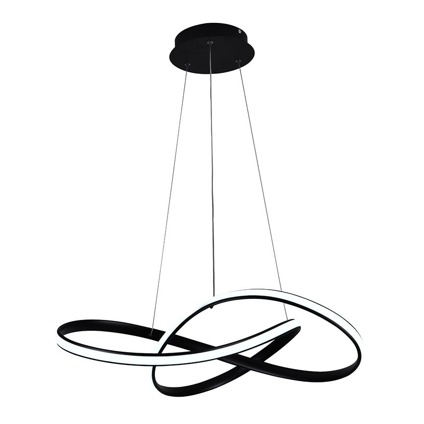 Brilagi - Candeeiro suspenso LED com regulação COSMOWAVE LED/70W/230V preto + comando