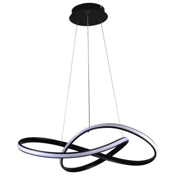 Brilagi - Candeeiro suspenso LED com regulação COSMOWAVE LED/70W/230V preto + comando