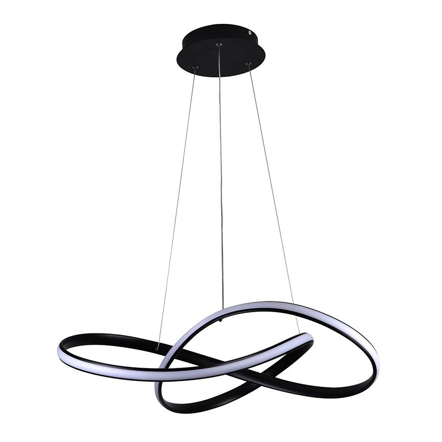 Brilagi - Candeeiro suspenso LED com regulação COSMOWAVE LED/70W/230V preto + comando