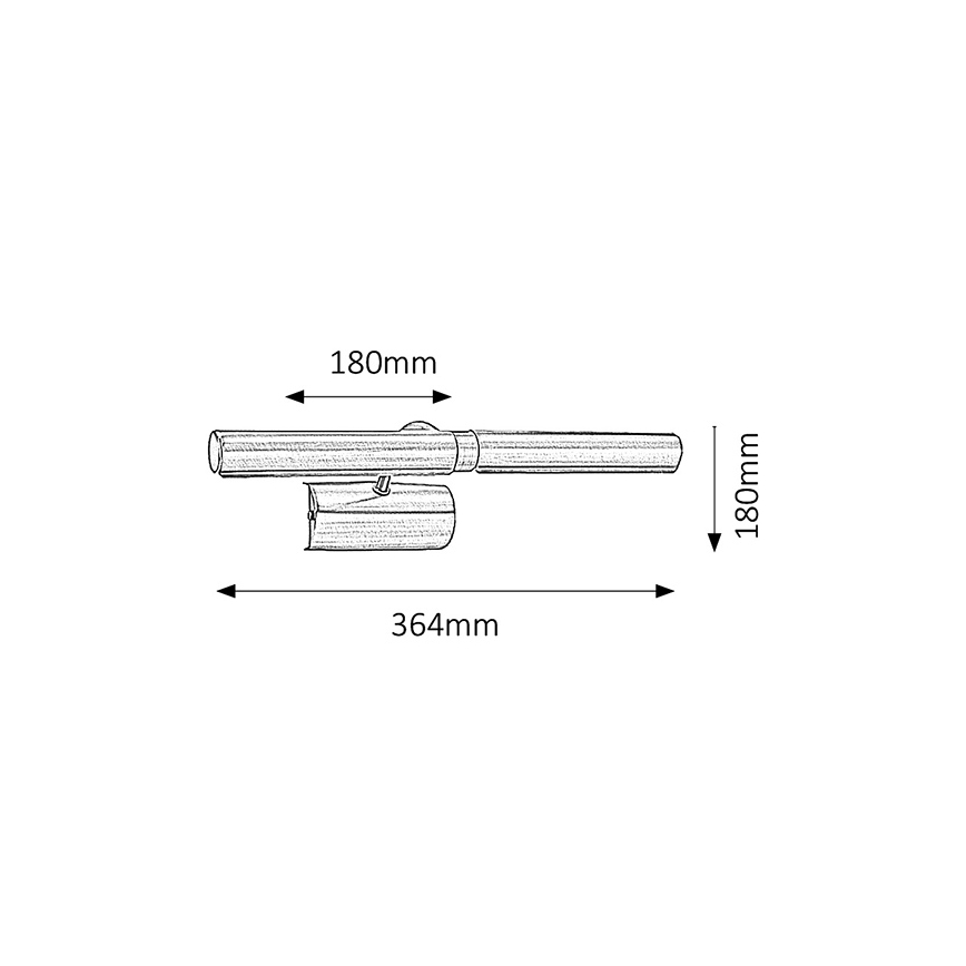 Brilagi - Iluminação de ilustração DANAE 2xE14/40W/230V branco