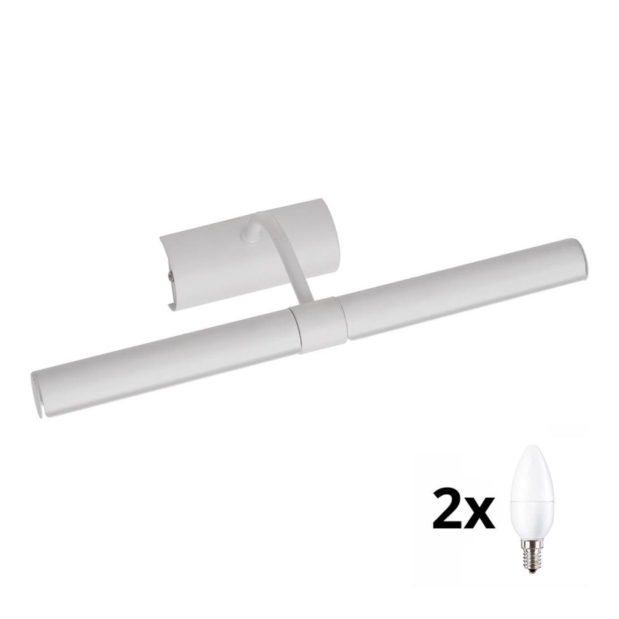 Brilagi - Iluminação de ilustração LED DANAE 2xE14/6W/230V branco