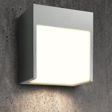 Brilagi - Iluminação de parede exterior LED TERNI LED/12W/230V cinzento IP44