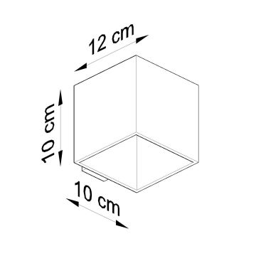 Brilagi -  Foco de parede LED MURO 1xG9/3,5W/230V betão