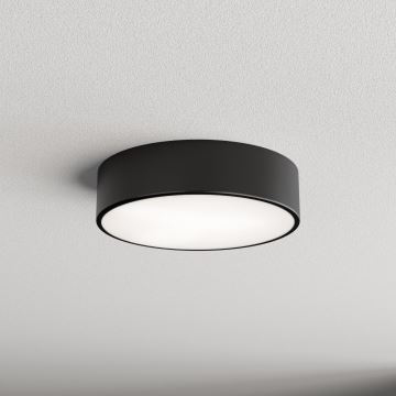 Brilagi - Iluminação de teto com sensor CLARE 2xE27/24W/230V diâmetro 30 cm preto