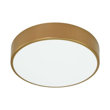 Brilagi - Iluminação de teto com sensor CLARE 3xE27/24W/230V diâmetro 40 cm dourado