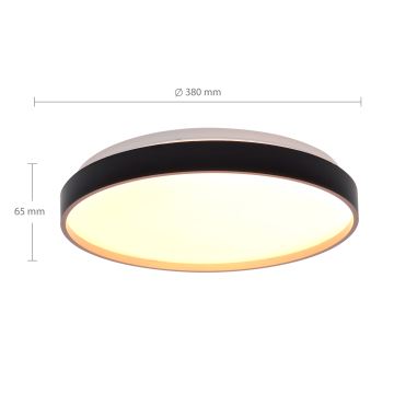 Brilagi - Iluminação de teto LED com regulação CALA LED/48W/230V 3000-6500K diâmetro 38 cm + comando