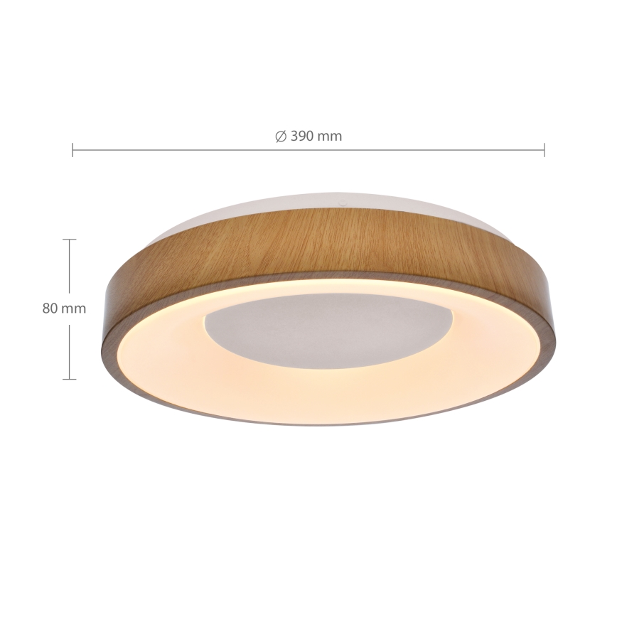 Brilagi - Iluminação de teto LED com regulação DORIA LED/48W/230V 3000-6500K diâmetro 39 cm + comando