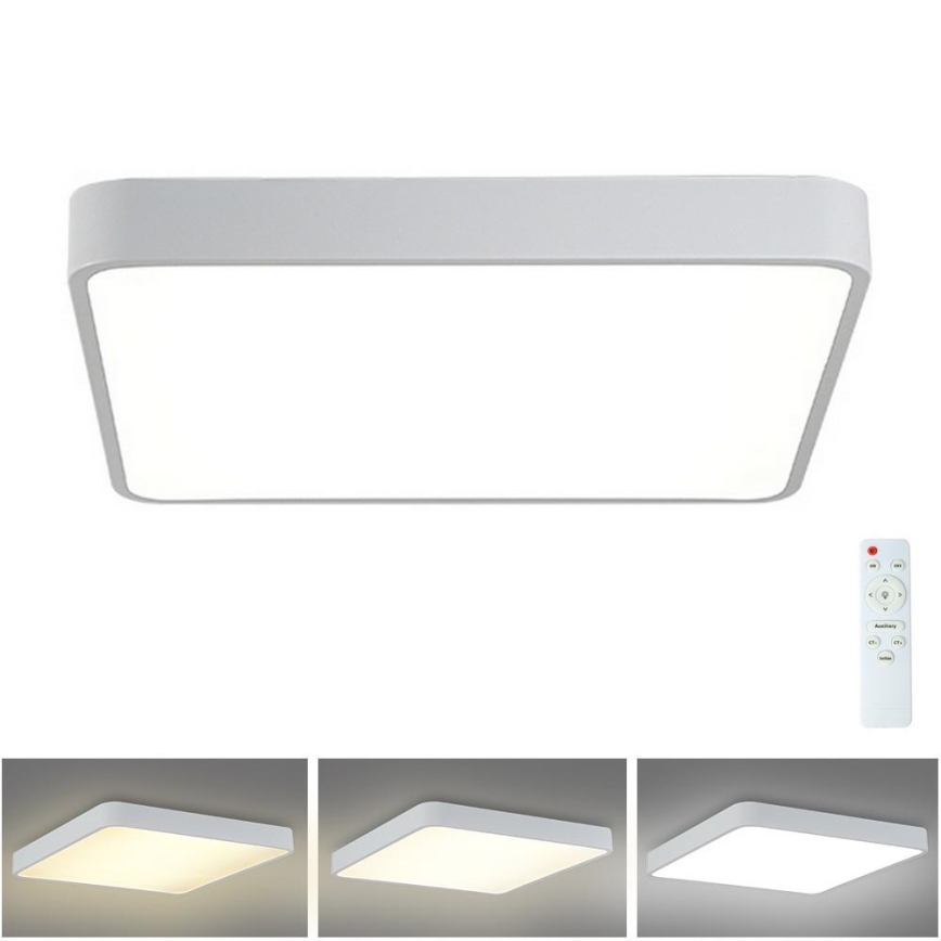 Brilagi - Iluminação de teto LED com regulação POOL LED/36W/230V 3000-6000K 40x40 cm branco + comando