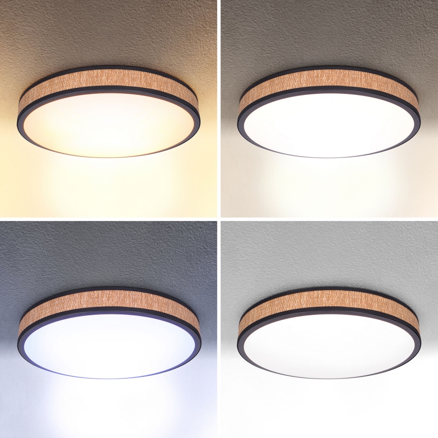 Brilagi - Iluminação de teto LED com regulação ROSA LED/48W/230V 3000-6500K diâmetro 38 cm + comando