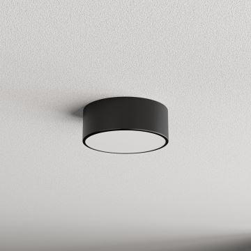 Brilagi - Iluminação de teto para casa de banho CLARE 1xE27/24W/230V diâmetro 20 cm IP54 preto