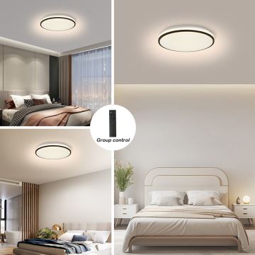 Brilagi - Iluminação de teto LED com regulação SMART LED/28W/230V 3000-6000K diâmetro 35 cm Wi-Fi Tuya + comando