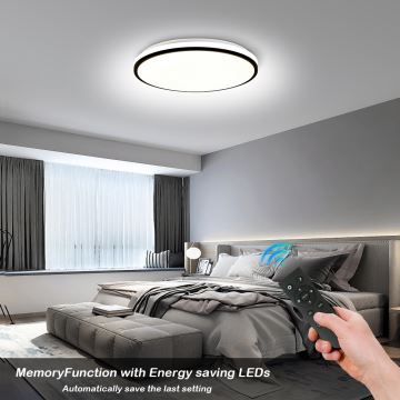 Brilagi - Iluminação de teto LED com regulação SMART LED/28W/230V 3000-6000K diâmetro 35 cm Wi-Fi Tuya + comando