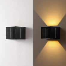 Brilagi - Iluminação solar de parede LED com sensor SOLAR CUBE LED/2W/3,2V IP54