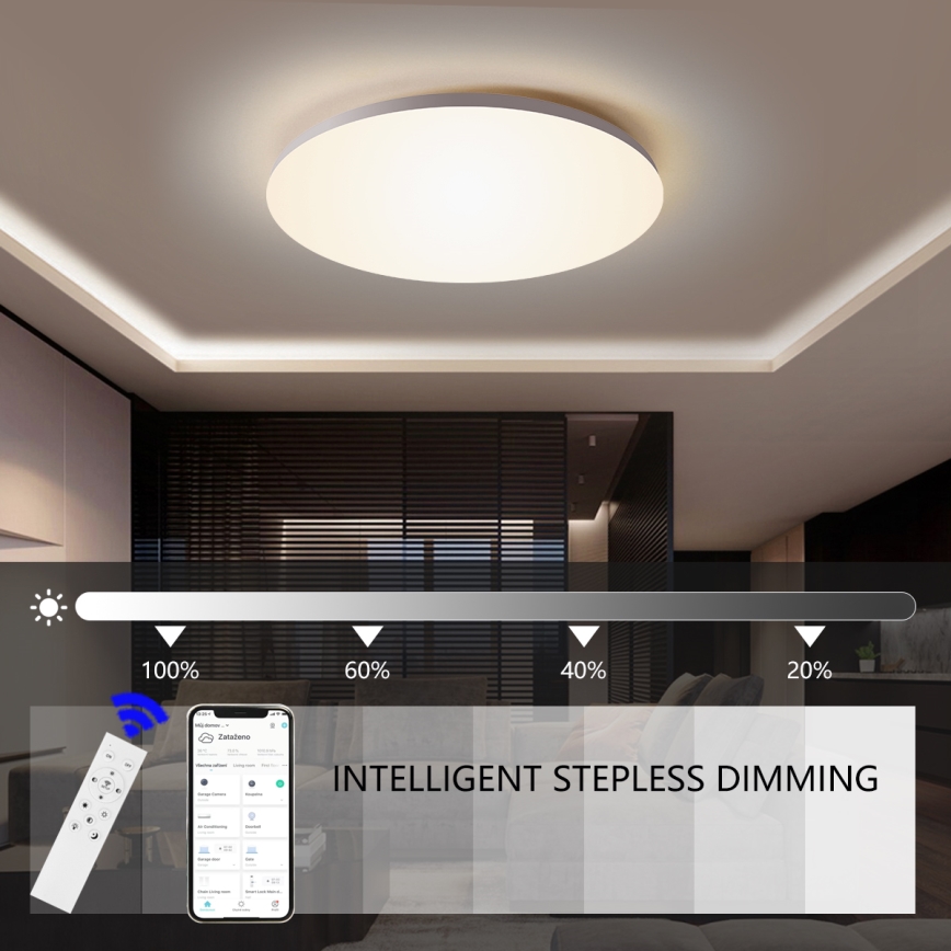 Brilagi - LED Iluminação com regulação SMART STARS LED/24W/230V 2700-6500K Wi-Fi Tuya + controlo remoto