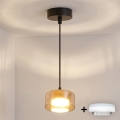 Brilagi - LED Lustre suspenso por cabo AURA LUX 1xGX53/30W/230V preto/dourado