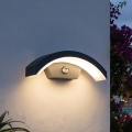 Brilagi - Luminária de parede LED exterior com sensor ARCELO LED/8W/230V IP54