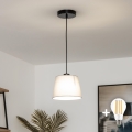 Brilagi - Lustre LED suspenso por cabo CERIA 1xE27/40W/230V Ø 20,5 cm cinzento