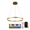 Brilagi - Lustre suspenso LED dimmerizável em cabo CIRCLE LED/42W/230V 3000-6500K Ø 60 cm + controlo remoto