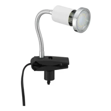 Briloner 2876-016P - Candeeiro com clipe LED 1xGU10/3W/230V 3000K