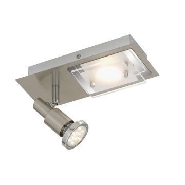 Briloner 2879-022 - Luz de teto LED COMBINATA 1xGU10/3W + LED/5W/230V