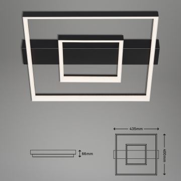 Briloner 3027-015 - Iluminação de teto LED com regulação FRAME LED/30W/230V