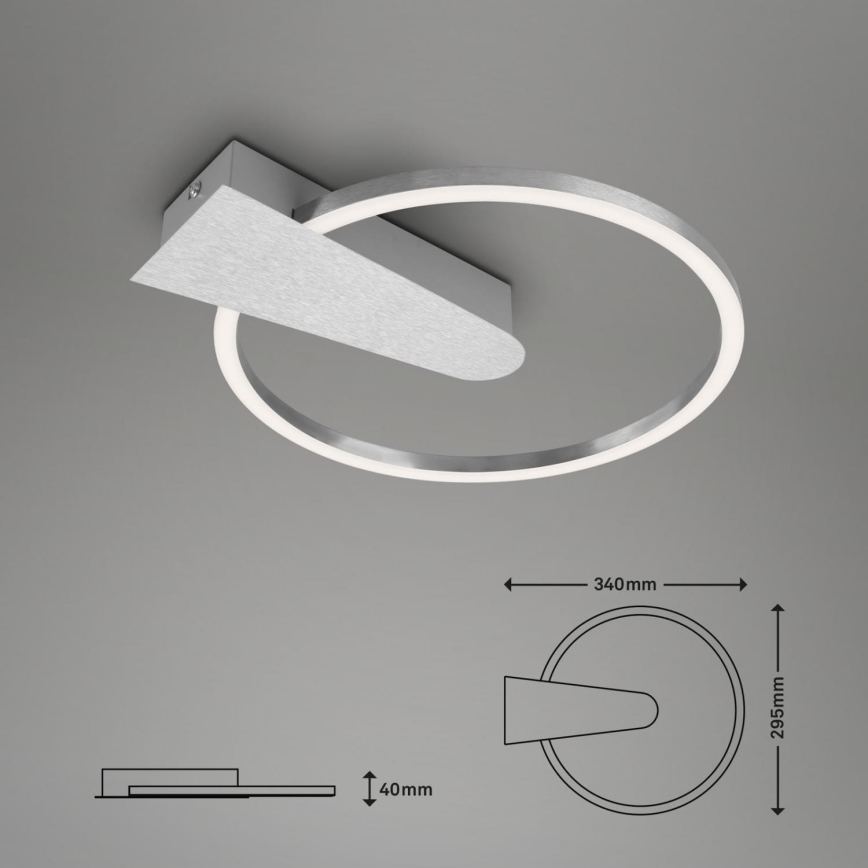 Briloner 3542-018 - Iluminação de teto LED com regulação NICO LED/12W/230V cromado