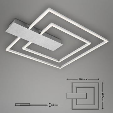 Briloner 3545-018 - Iluminação de teto LED com regulação NICO LED/25W/230V cromado