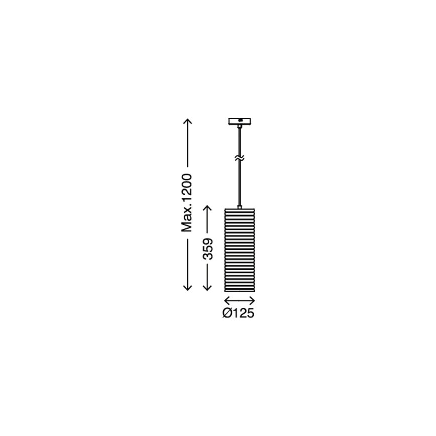 Briloner 4313-018 - Candelabro pendurado 1xE27/40W/230V