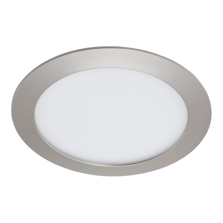 Briloner 7291-012 - Foco de encastrar LED para casa de banho com regulação FLAT LED/12W/230V diâmetro 17 cm IP44