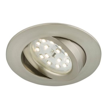 Briloner 7296-012 - Foco de encastrar para casa de banho LED com regulação ATTACH LED/6,5W/230V IP23 cromado