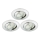 Briloner 8317-039-CONJUNTO 3x Foco de encastrar de casa de banho LED com regulação LED/5,5W/230V IP23