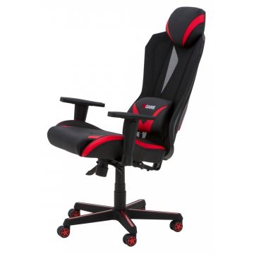 Cadeira de jogo preto/vermelho