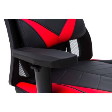 Cadeira de jogo preto/vermelho
