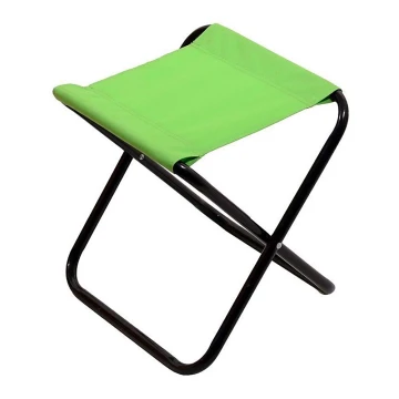 Cadeira dobrável de campismo verde/preto