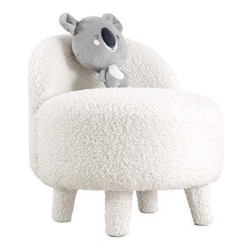 Cadeira infantil PIXI, diâmetro 46 cm, branca
