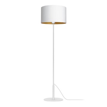 Candeeiro de chão ARDEN 1xE27/60W/230V branco/dourado