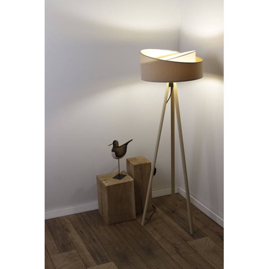 Candeeiro de chão GALAXY 1xE27/60W/230V bege