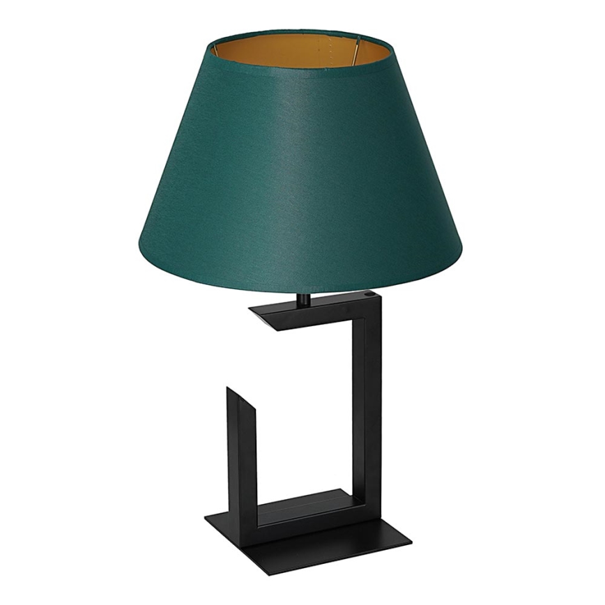 Candeeiro de mesa 1xE27/60W/230V 45 cm verde/dourada