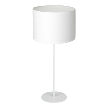 Candeeiro de mesa ARDEN 1xE27/60W/230V diâmetro 25 cm branco